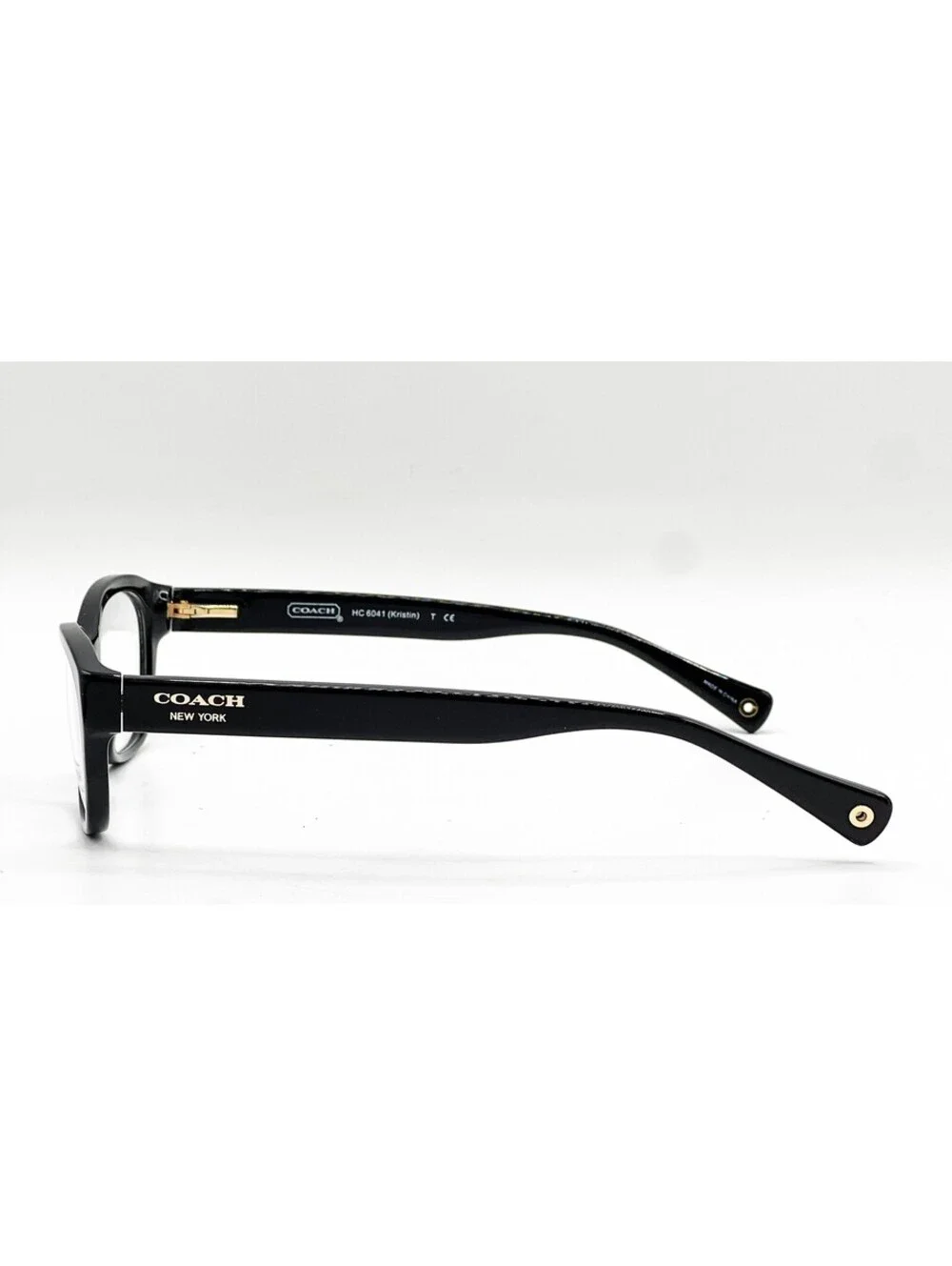 Coach HC 6041 5002 Black Full Rim Authentic Eyeglass Frames 51-16-135